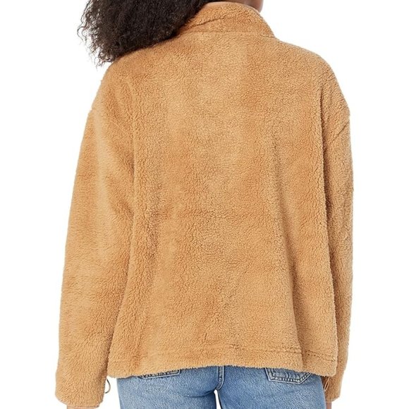 UGG $128 Atwell Sherpa 1/2 Snap Tawny Pullover Sz 2X NWT! - Picture 4 of 4
